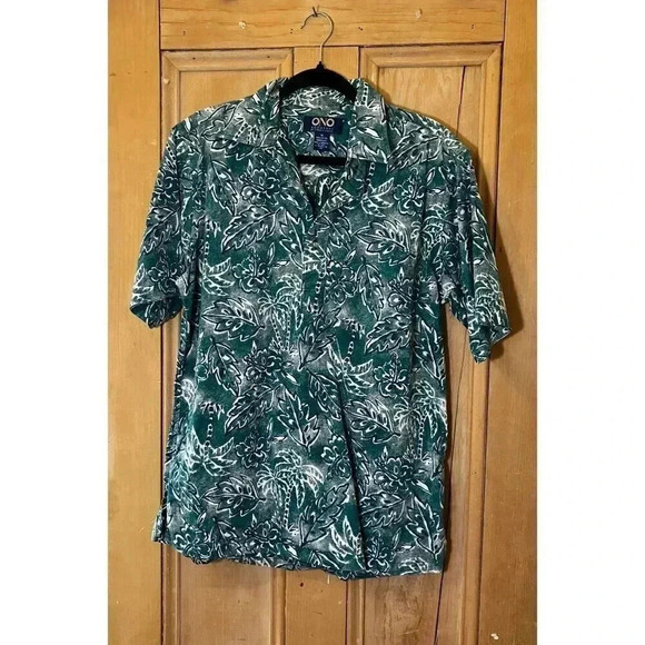 Ono & Company Mens Vintage 90s Hawaiian (3 Set) Henley Shirt Medium White SP EXC - Picture 7 of 12